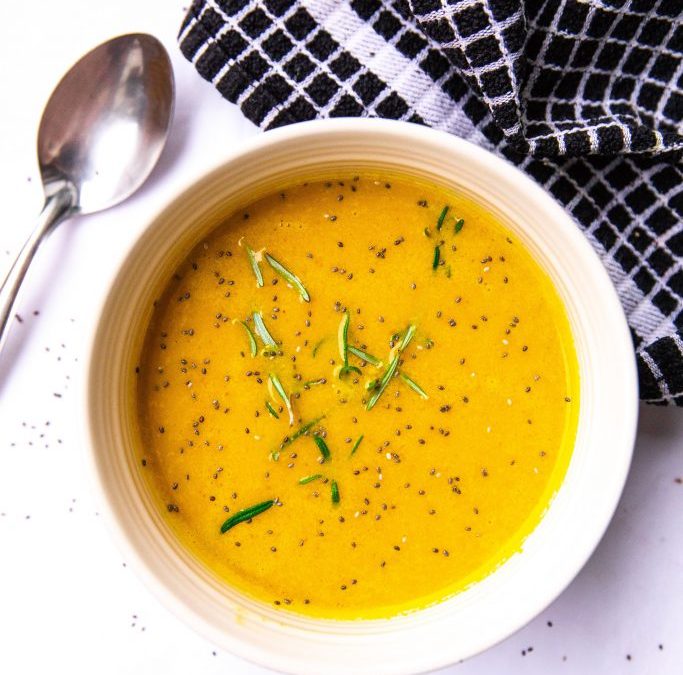 Carrot Turmeric and Squash soup
